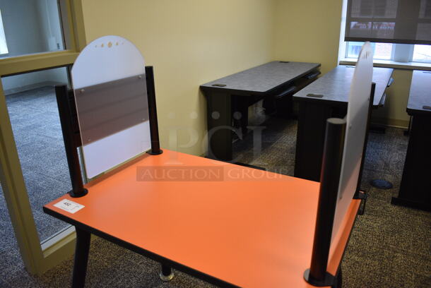Orange Table. 36x24x50. (room 208) - Image 3 of 4