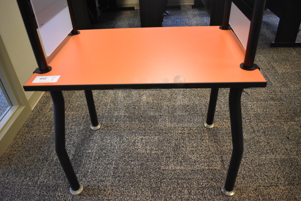 Orange Table. 36x24x50. (room 208) - Image 4 of 4