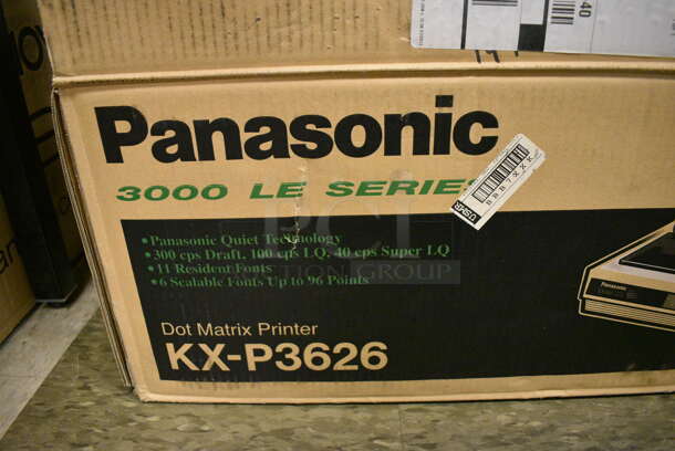 Panasonic 3000 LE Series Dot Matrix Printer. 22x16x7. (room 105) - Image 4 of 6