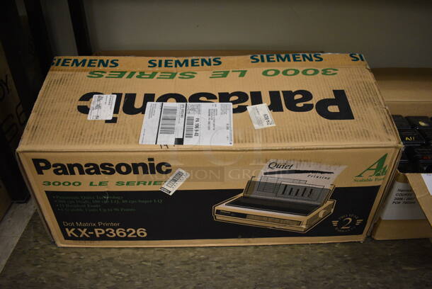 Panasonic 3000 LE Series Dot Matrix Printer. 22x16x7. (room 105) - Image 6 of 6