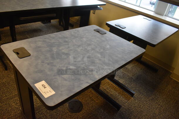 2 Blue Tables. 35.5x23.5x29.5. 2 Times Your Bid! (room 208) - Image 4 of 4