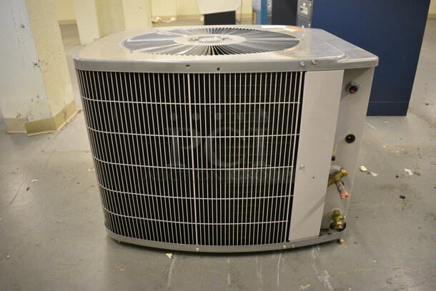 Carrier Model 38YKC030310 Metal Heat Pump. 208/230 Volts, 1 Phase. 35x30x26. (north basement 004e) - Image 6 of 7