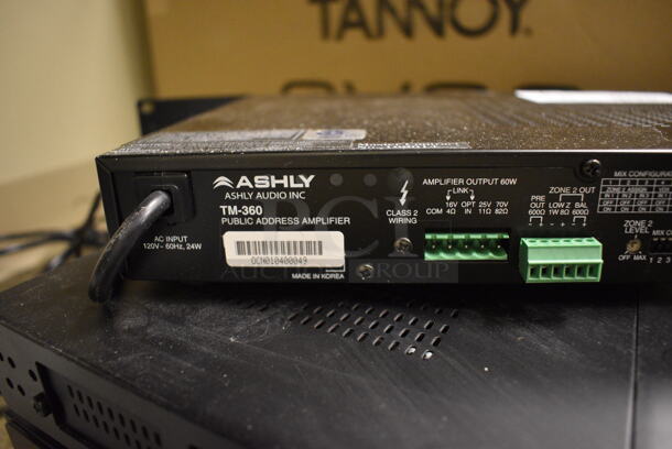 4 Ashly Model TM-360 Public Address Amplifier. 19x9x2. 4 Times Your Bid! (room 105) - Image 6 of 7
