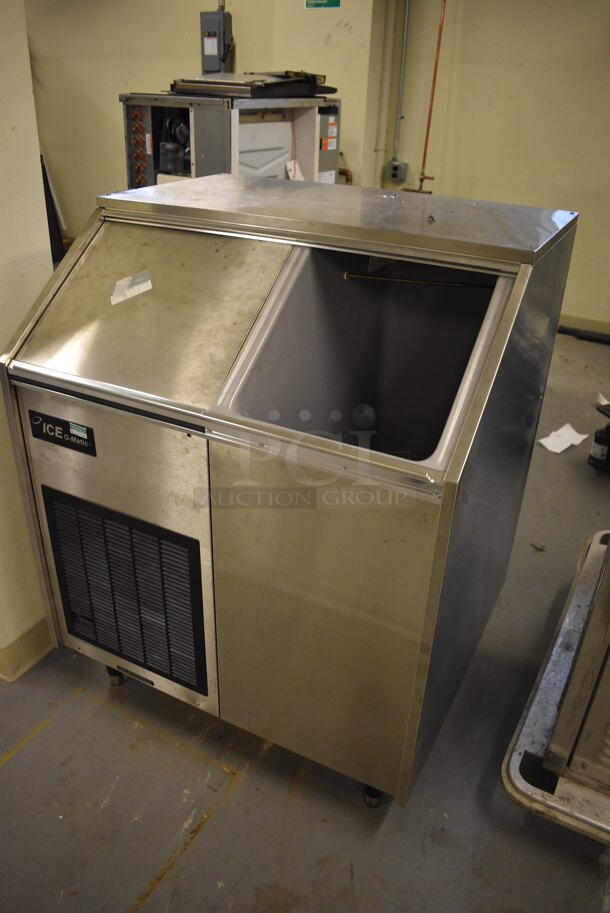 Ice O Matic Model EF250A32S Stainless Steel Commercial Self Contained Ice Machine. 115 Volts, 1 Phase. 32x28x41. (north basement 004e)  - Image 2 of 7