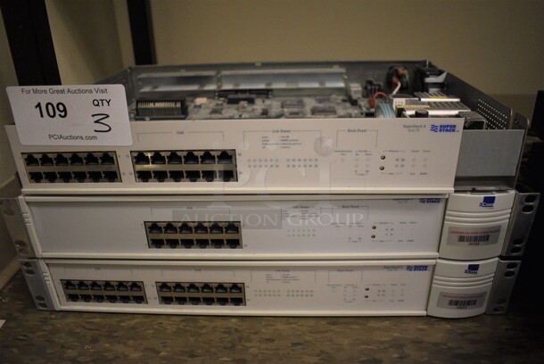 3 3Com Super Stack Hub TR. 19x12x3. 3 Times Your Bid! (room 105)