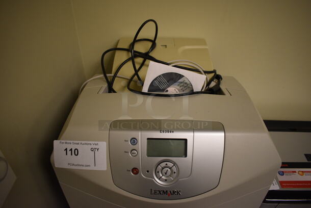 Lexmark C530dn Countertop Printer. 16x19x19 - Image 3 of 4