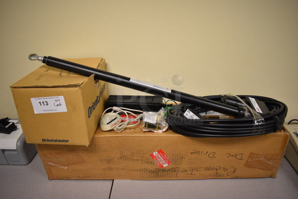 ALL ONE MONEY! Lot of Various Items Including Ras Dec-Drive Motor, Acuator Sensor. (room 105)