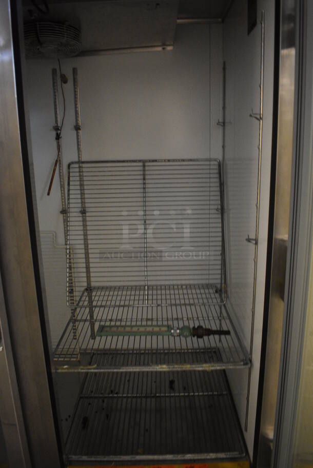 Jordon Model FT-2-BRG Metal Commercial 2 Door Reach In Cooler Merchandiser. 115 Volts, 1 Phase. 56x35x79. (north basement 004e) - Image 3 of 5