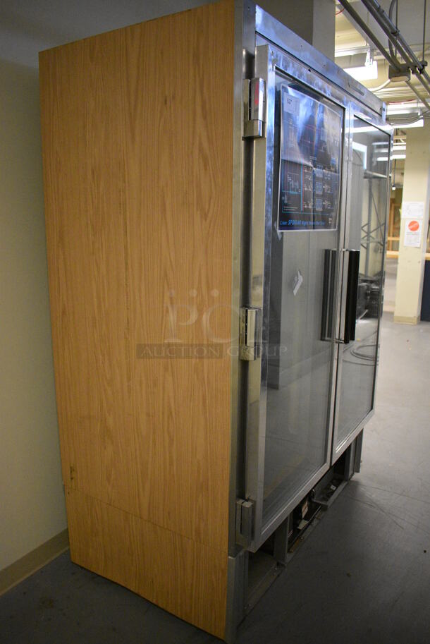 Jordon Model FT-2-BRG Metal Commercial 2 Door Reach In Cooler Merchandiser. 115 Volts, 1 Phase. 56x35x79. (north basement 004e) - Image 5 of 5