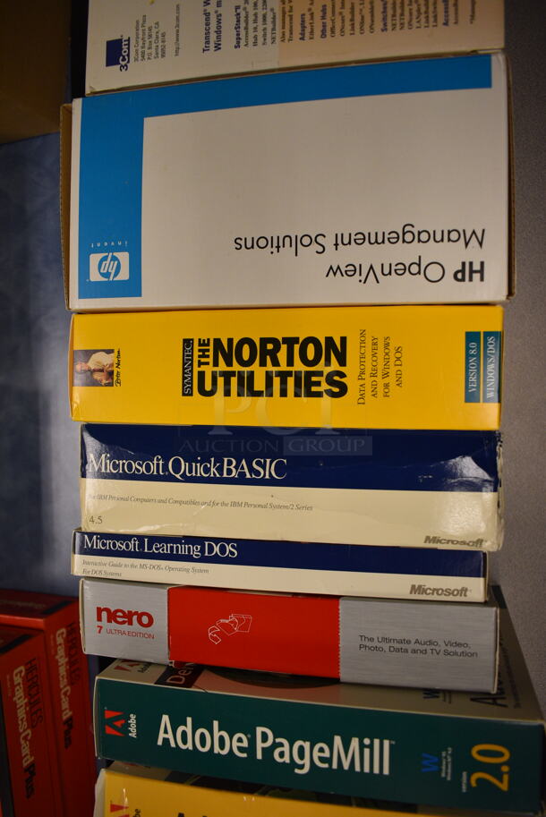 ALL ONE MONEY! Lot of Various Items Including Adobe Acrobat, Norton and 3Com. (room 105) - Image 3 of 6