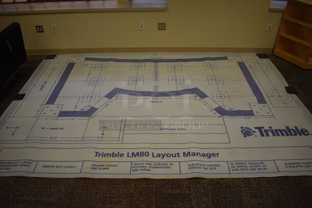 Trimble LM80 Layout Manager Rug. 143x95. (room 211) - Image 1 of 6