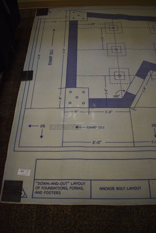 Trimble LM80 Layout Manager Rug. 143x95. (room 211) - Image 3 of 6