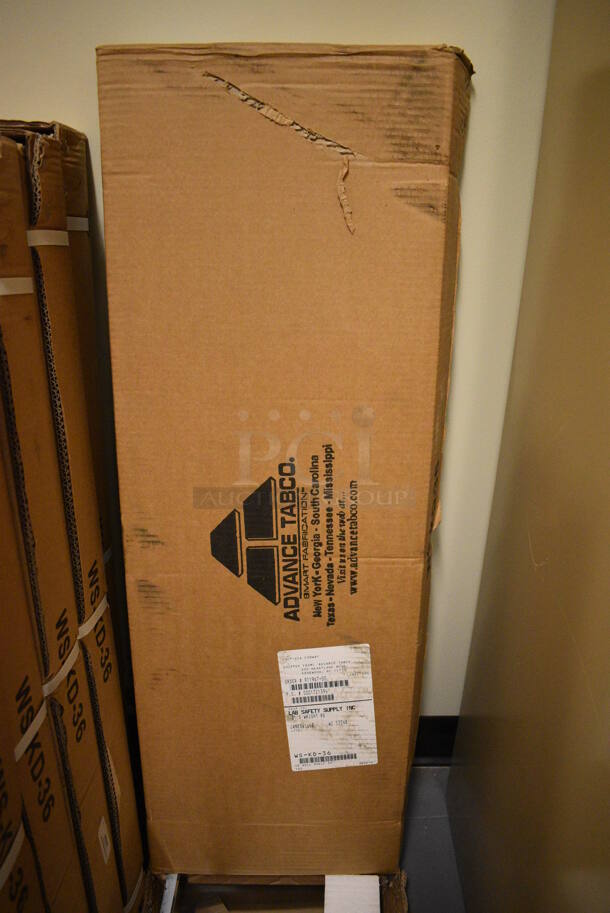 BRAND NEW IN BOX! Advance Tabco Stainless Steel Shelf w/ Brackets. 36x11x3. (south basement 012) - Image 5 of 5