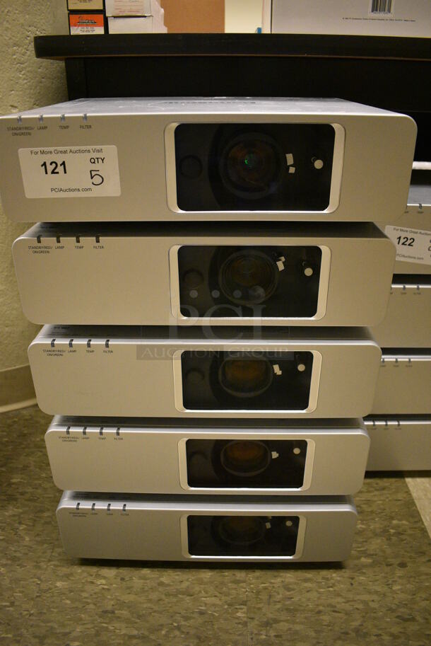 5 Panasonic PT-FW300NT Projectors. 17x13x5. 5 Times Your Bid! (room 105) - Image 1 of 5