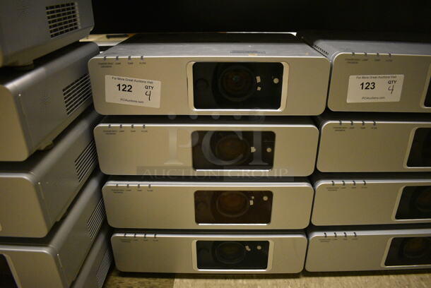 4 Panasonic PT-FW300NT Projectors. 17x13x5. 4 Times Your Bid! (room 105)