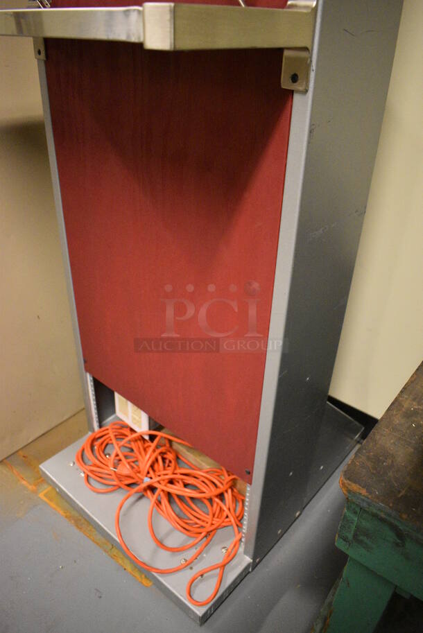 Red and Metal Unit. 21x26x78. (south basement 012) - Image 3 of 5
