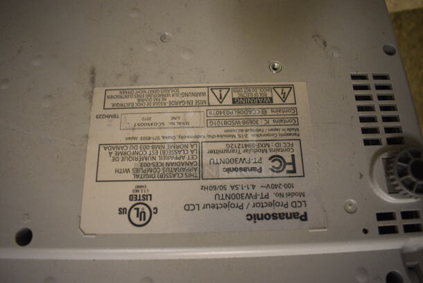 4 Panasonic PT-FW300NT Projectors. 17x13x5. 4 Times Your Bid! (room 105) - Image 6 of 6