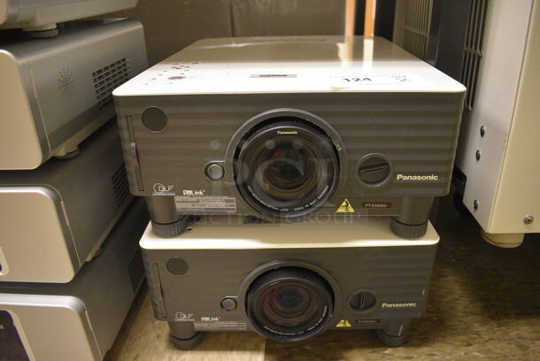 2 Pansonic Model PT-D3500U Projectors. 13x18x6.5. 2 Times Your Bid! (room 105)