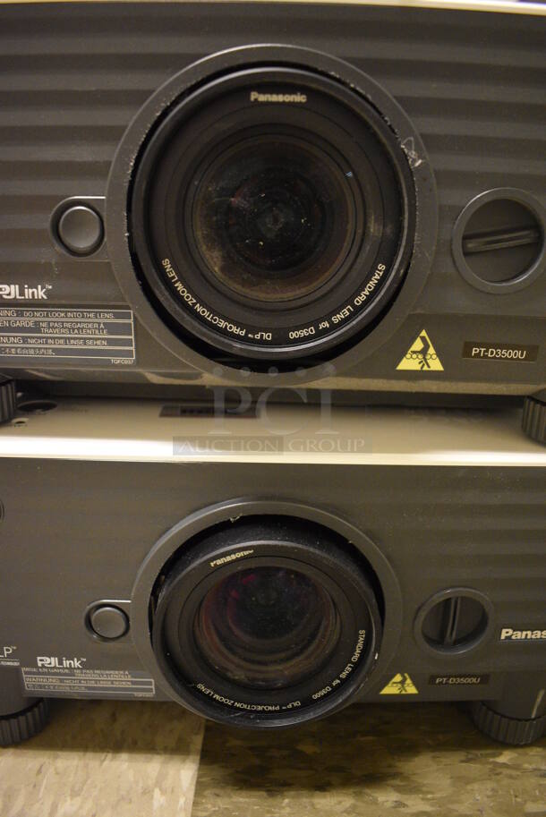 2 Pansonic Model PT-D3500U Projectors. 13x18x6.5. 2 Times Your Bid! (room 105) - Image 2 of 6