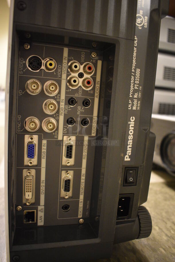 2 Pansonic Model PT-D3500U Projectors. 13x18x6.5. 2 Times Your Bid! (room 105) - Image 6 of 6
