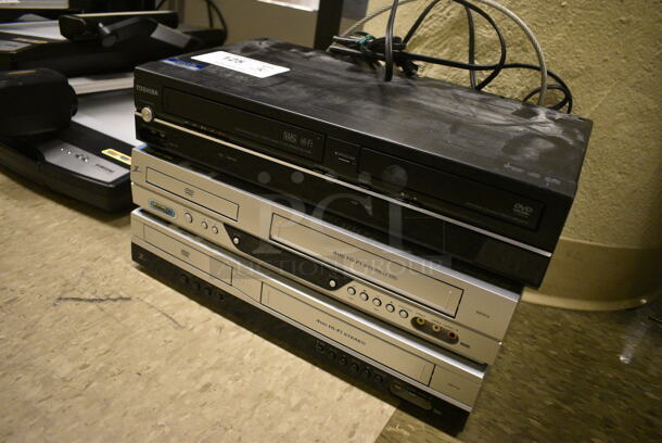 3 Various DVD Players; Toshiba and Zenith. 17x9x4. 3 Times Your Bid! (room 105) - Image 4 of 4