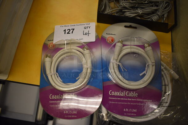 ALL ONE MONEY! Lot of Various Wires Including Coaxial Cables. (room 105) - Image 4 of 4