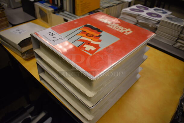ALL ONE MONEY! Lot of 2 Binders of Self Teaching German. (room 105) - Image 2 of 8