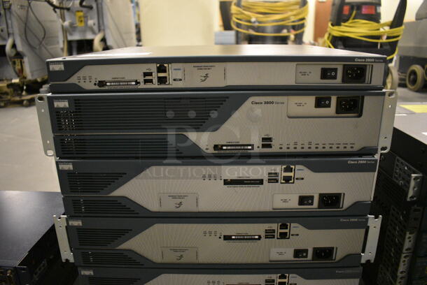 6 Various Cisco Systems Units Including 2800 Series and 3800 Series. Including 19x16.5x4. 6 Times Your Bid! (south basement 019) - Image 2 of 6