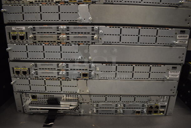 6 Various Cisco Systems Units Including 2800 Series and 3800 Series. Including 19x16.5x4. 6 Times Your Bid! (south basement 019) - Image 5 of 6