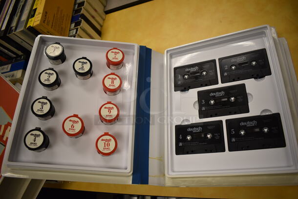 ALL ONE MONEY! Lot of 2 Binders of Self Teaching German. (room 105) - Image 8 of 8