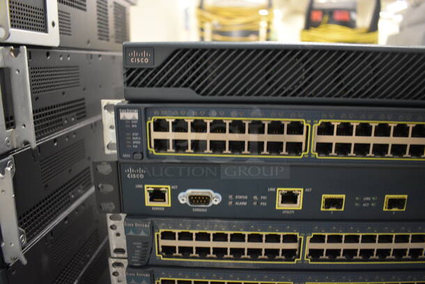 8 Cisco Systems Various Rack Units Including ASA 5520 Series Adaptive Security Appliance, 4400 Series Wireless LAN Controller. Includes 19x16x2. 8 Times Your Bid! (south basement 019)  - Image 2 of 6