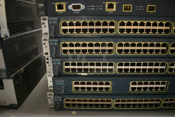 8 Cisco Systems Various Rack Units Including ASA 5520 Series Adaptive Security Appliance, 4400 Series Wireless LAN Controller. Includes 19x16x2. 8 Times Your Bid! (south basement 019)  - Image 3 of 6