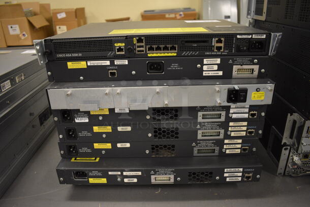 8 Cisco Systems Various Rack Units Including ASA 5520 Series Adaptive Security Appliance, 4400 Series Wireless LAN Controller. Includes 19x16x2. 8 Times Your Bid! (south basement 019)  - Image 6 of 6