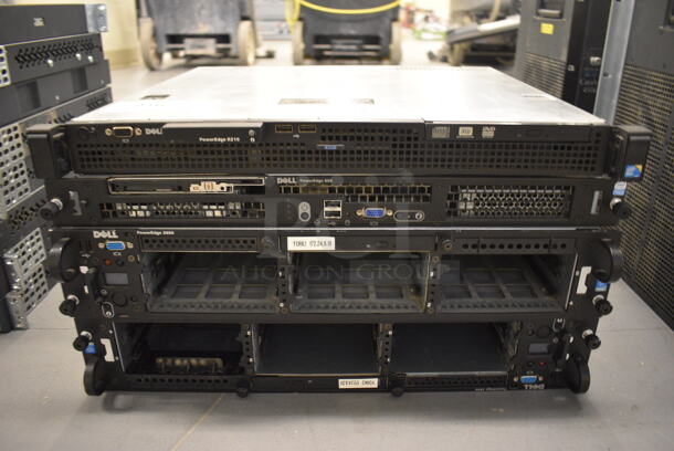 4 Various Rack Units Including Dell PowerEdge 2850. Includes 19x28x3.5. 4 (south basement 019) - Image 1 of 5