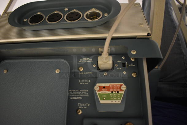Tektronix Type 576 Metal Curve Tracker on Cart w/ Commercial Casters. 18x28x48. (south basement 012) - Image 7 of 8
