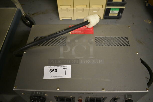 Hampden Model BPS-103 Metal AC DC Power Supply on Casters. 19x14x14. (south basement 012) - Image 4 of 9