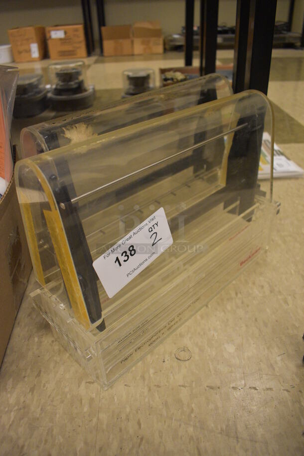 2 Clear Poly Bins. 16x4.5x10.5. 2 Times Your Bid! (room 105) - Image 1 of 3