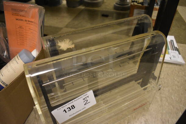2 Clear Poly Bins. 16x4.5x10.5. 2 Times Your Bid! (room 105) - Image 2 of 3