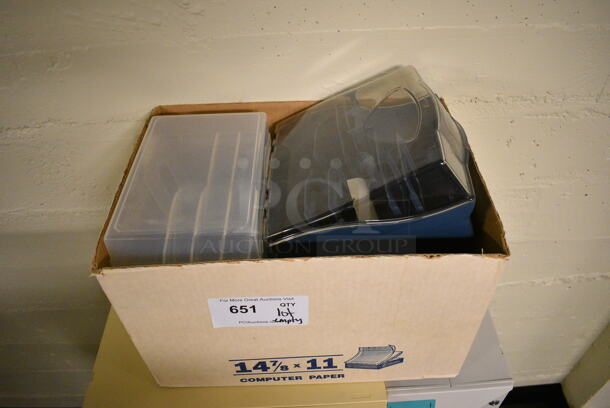 ALL ONE MONEY! Lot of Empty Poly Boxes! includes 15x13.5x5. (south basement 012) - Image 5 of 5