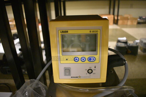 Lauda RE206 Ecoline Staredition tower and Lauda E200 Control Panel. 8x17x15.5, 5 5 6.5. (room 105) - Image 3 of 4