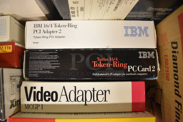 ALL ONE MONEY! Lot of Various Items In Original Boxes Including Jet Direct 600N, PC Card and PCI Adapter. (south basement 012) - Image 3 of 9