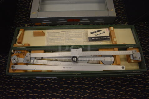 3 Keuffel & Esser OTT Small Precision Pantograph in Hard Case. 25.5x5x2.5. 3 Times Your Bid! (room 220)
