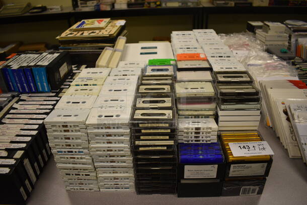 ALL ONE MONEY! Lot of Various Cassette Tapes! (room 105)