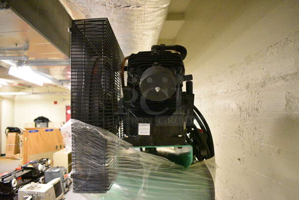 BRAND NEW! 4ME98A(AGM07) Green Metal Electric 60 Gallon Air Compressor. 31x18x69. (south basement 012) - Image 5 of 6