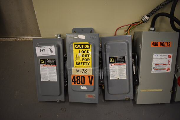 12 Various Gray Metal Electric Boxes. Includes 9x8x16. 12 Times Your Bid! (south basement 019) - Image 2 of 5