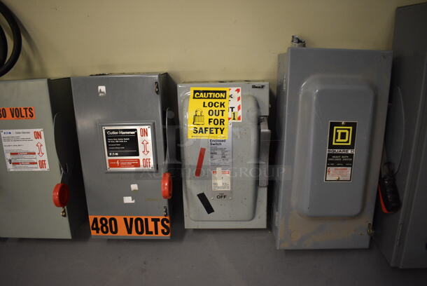 12 Various Gray Metal Electric Boxes. Includes 9x8x16. 12 Times Your Bid! (south basement 019) - Image 4 of 5