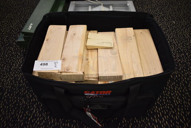 ALL ONE MONEY! Lot of Wooden Planks in Bag! 23x16x13. (room 220)