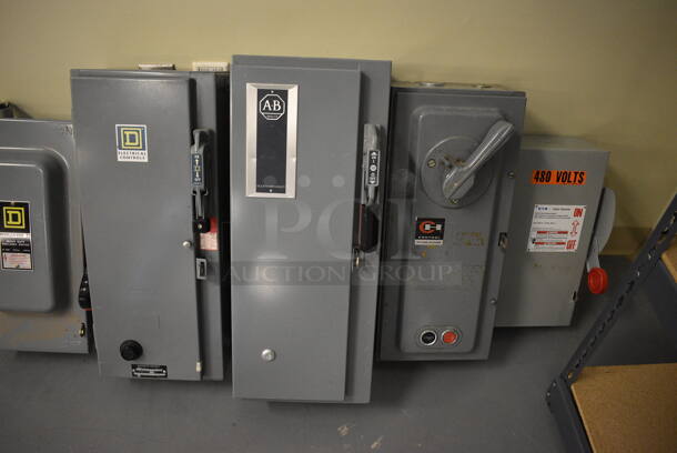 12 Various Gray Metal Electric Boxes. Includes 9x8x16. 12 Times Your Bid! (south basement 019) - Image 5 of 5
