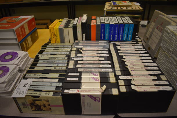 ALL ONE MONEY! Lot of Various VHS Tapes! (room 105)