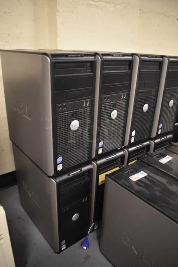13 Various Computer Towers. Includes 7x17.5x17. 13 Times Your Bid! (south basement 012) - Image 6 of 7